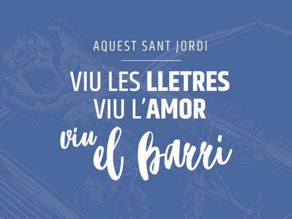 Sant Jordi ha llegado a todos los Ejes Comerciales de BarcelonaComerç