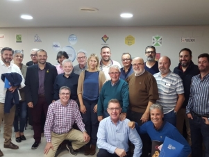 Visita de Neus Munté a la seu de Barcelona Comerç