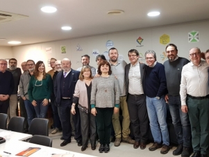 Vsita del director de Comerç, Sr Manel Vázquez