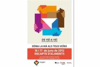 Recapte d'aliments pels veïns de Sant Antoni