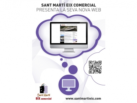 Presentación de la nueva página web de Sant Martí Eix Comercial