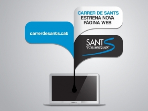 Carrer de Sants estrena pàgina web