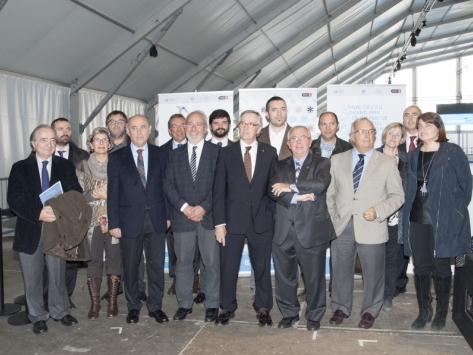 Inauguración de la pista de hielo: BarGelona 2014!