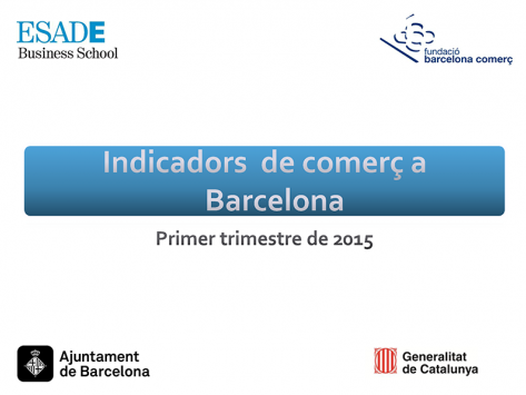 Presentació de l'estudi ICOB 1r. trimestre de 2015: Optimisme al comerç barceloní