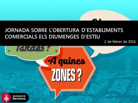 Jornada informativa sobre el proceso consultivo de los horarios comerciales durante el verano