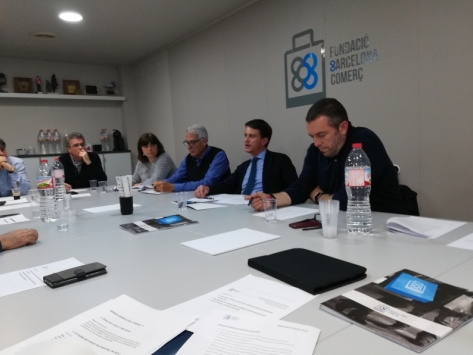 Barcelona Comerç rep visita de l'alcaldable Manuel Valls